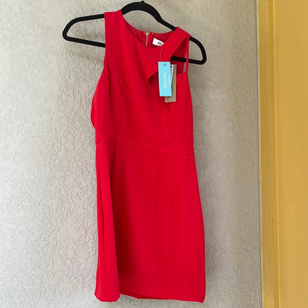 do+be | red mini dress | size m